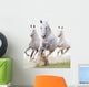 White Horses Dust Wall Decal