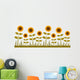 Sunflowers Border Wall Decal