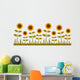 Sunflowers Border Wall Decal