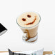 Latte with Smiley Face Wall Decal