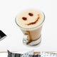 Latte with Smiley Face Wall Decal