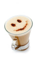 Latte with Smiley Face Wall Decal