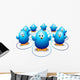 Chicks Birds Social Network Wall Decal