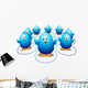 Chicks Birds Social Network Wall Decal