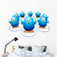 Chicks Birds Social Network Wall Decal
