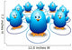 Chicks Birds Social Network Wall Decal
