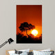 Sunset with Tree Silhouette Wall Decal
