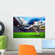Football Player Field Stadium Wall Decal