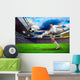 Football Player Field Stadium Wall Decal