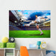 Football Player Field Stadium Wall Decal