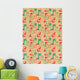Retro Hintergrund Wall Decal