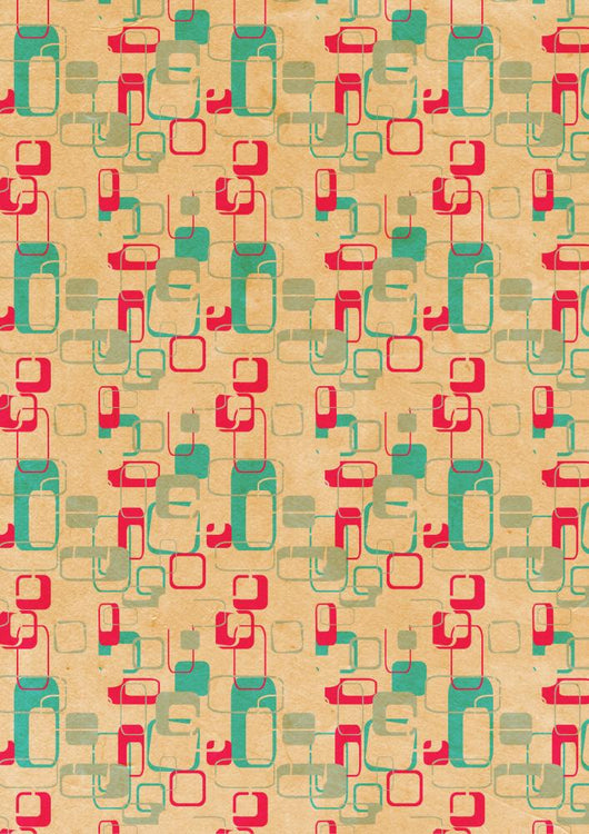 Retro Hintergrund Wall Decal