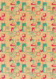 Retro Hintergrund Wall Decal