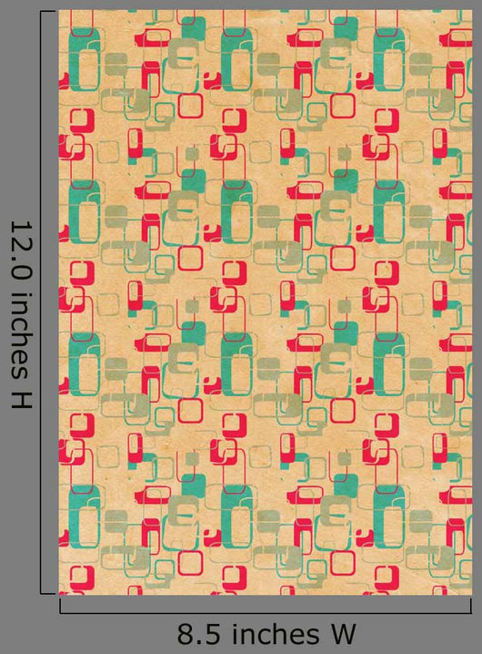 Retro Hintergrund Wall Decal