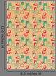 Retro Hintergrund Wall Decal