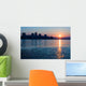 City River Sunrise Wall Decal
