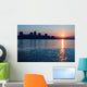 City River Sunrise Wall Decal