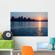 City River Sunrise Wall Decal