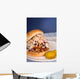 Pulled Pork Sandwich with Wall Decal