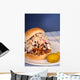 Pulled Pork Sandwich with Wall Decal
