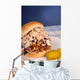 Pulled Pork Sandwich with Wall Decal