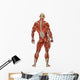 Muscle Man Back Side Wall Decal