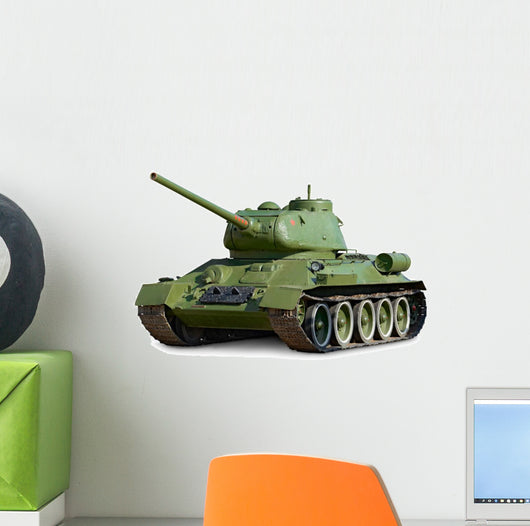 T-34 Soviet Medium Tank Wall Decal