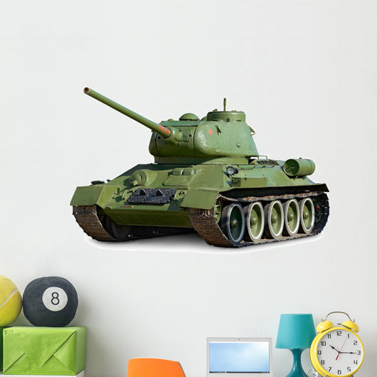 T-34 Soviet Medium Tank Wall Decal