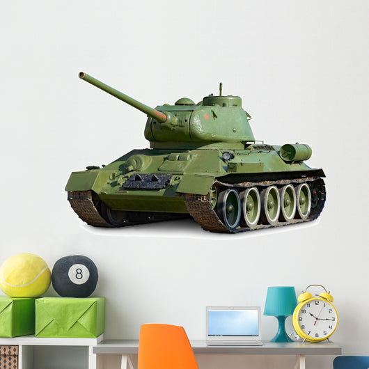 T-34 Soviet Medium Tank Wall Decal