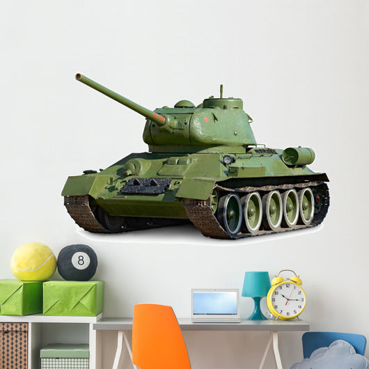 T-34 Soviet Medium Tank Wall Decal