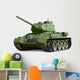 T-34 Soviet Medium Tank Wall Decal