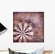 Vintage Dart Board Wall Decal