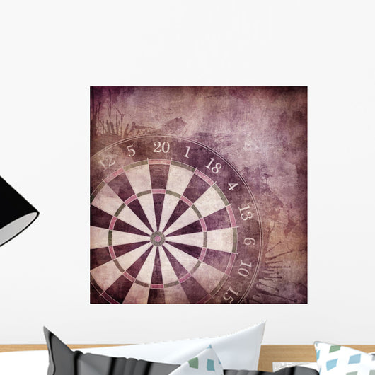 Vintage Dart Board Wall Decal
