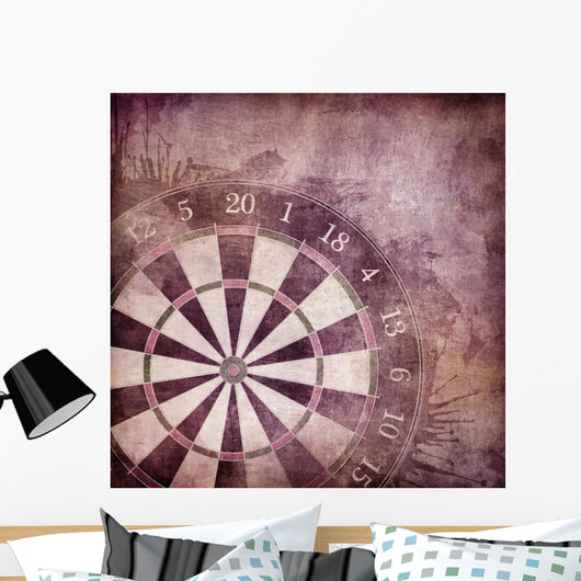 Vintage Dart Board Wall Decal