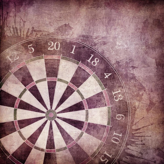 Vintage Dart Board Wall Decal