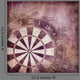 Vintage Dart Board Wall Decal