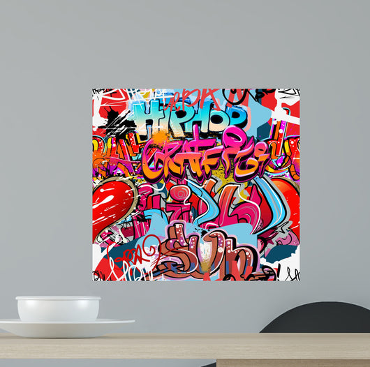 Hip Hop Graffiti Urban Wall Decal