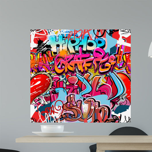 Hip Hop Graffiti Urban Wall Decal
