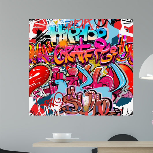 Hip Hop Graffiti Urban Wall Decal