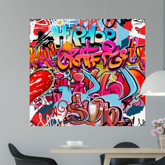 Hip Hop Graffiti Urban Wall Decal