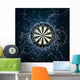 Lightning Dart Board Wall Decal
