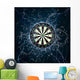 Lightning Dart Board Wall Decal