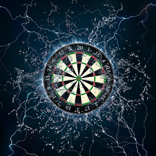 Lightning Dart Board Wall Decal