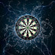 Lightning Dart Board Wall Decal