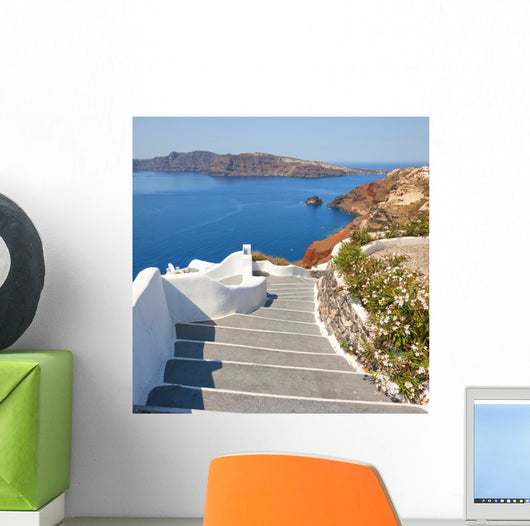 Santorini Steps 02 Wall Decal