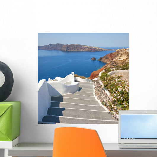 Santorini Steps 02 Wall Decal