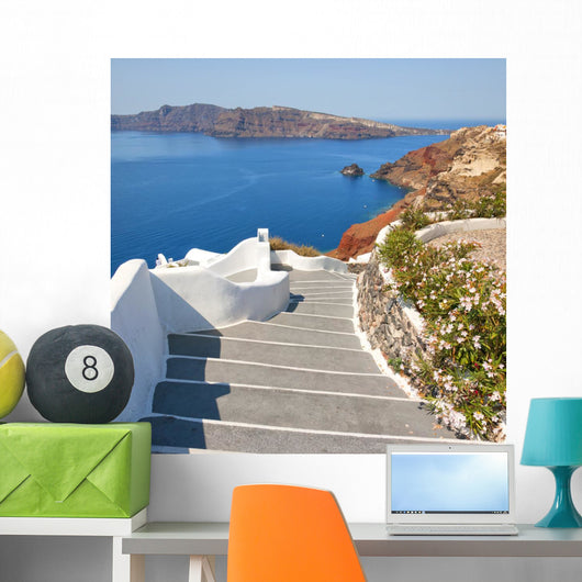 Santorini Steps 02 Wall Decal