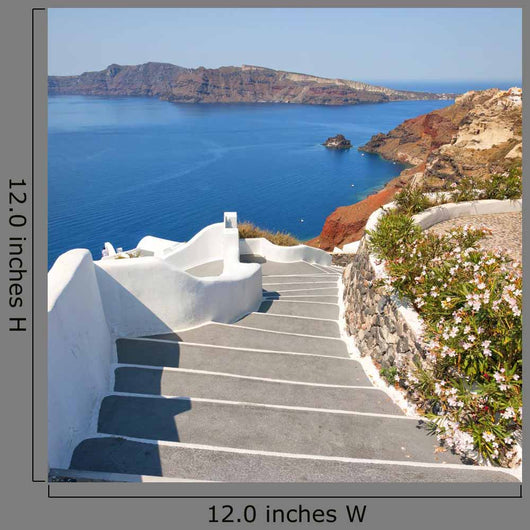 Santorini Steps 02 Wall Decal