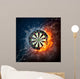 Elemental Dart Board Wall Decal