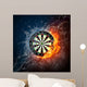 Elemental Dart Board Wall Decal